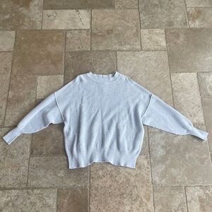Aerie Grey Oversized Sweater
